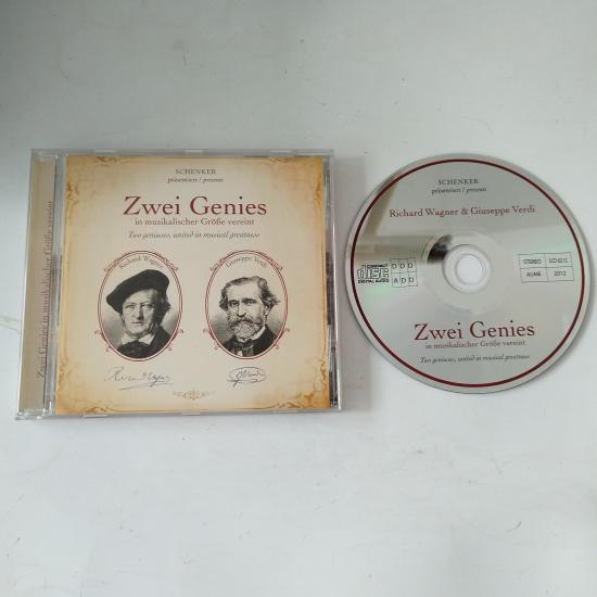 Richard Wagner & Giuseppe Verdi : zwei genies in musikalischer grosse vereint = two geniuses, united in musica   - Avusturya Basım - 2. El CD Albüm