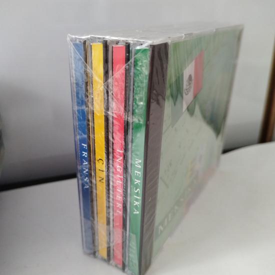 Ülke Müzikleri / İngiltere - Çin - Fransa- Meksika -  Türkiye Basım -Açılmamış Ambalajlı 4XCD Albüm