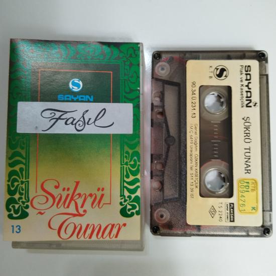 Şükrü Tunar / Fasıl -  1990 Türkiye Basım 2. El Kaset