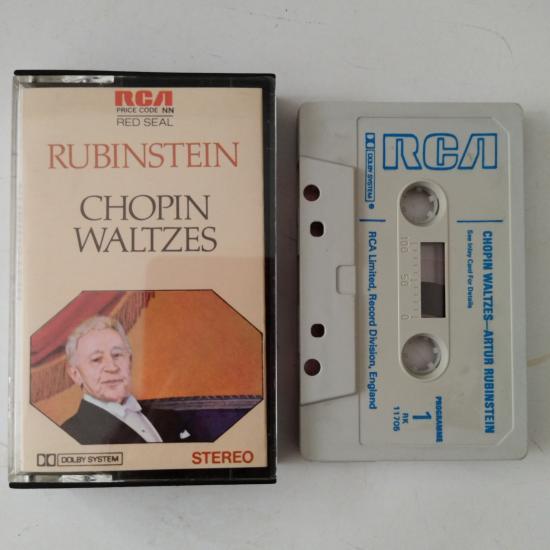 Artur Rubinstein – Chopin Waltzes –  1986 İngiltere Basım 2. El Kaset