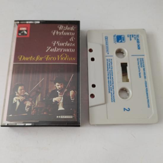 Itzhak Perlman, Pinchas Zukerman – Duets For Two Violins –  1977 İngiltere Basım 2. El Kaset