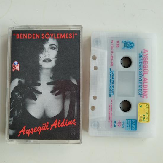 Ayşegül Aldinç ‎– ’’Benden Söylemesi’’  –  1991 Türkiye Basım 2. El Kaset