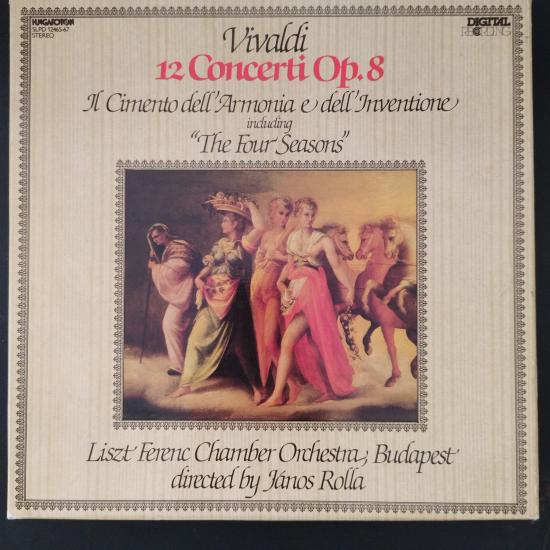 Vivaldi – 12 Concerti Op.8 - The Four Seasons -1983 Macaristan Basım 33 Lük 3xLP Box Set