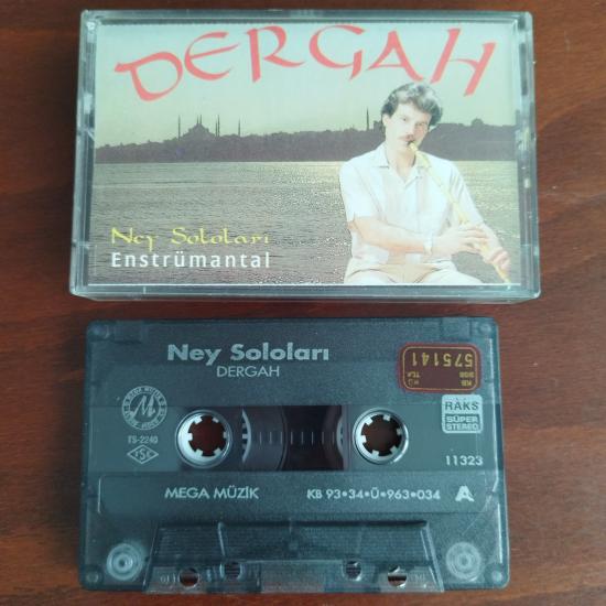 Dergah / Ney Soloları Enstrümantal  – 1993 Türkiye Basım 2. El  Kaset