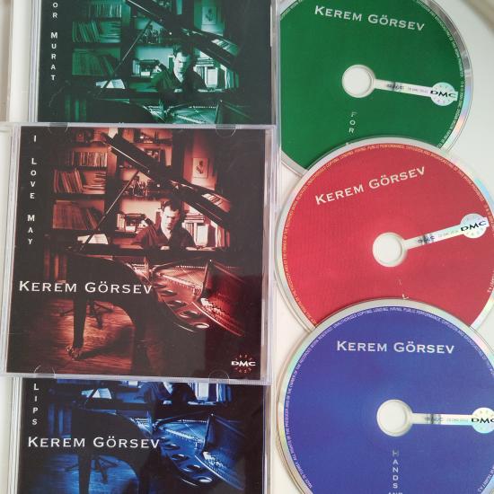 Kerem Görsev : Jazz Collection - 1 ( Hands and Lips, I Love May,For Murat )  - Türkiye  Basım - 2. El  3XCD Box
