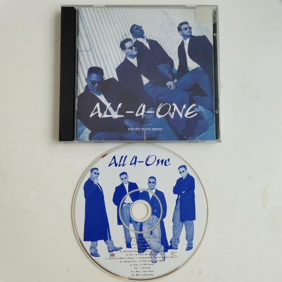 All-4-One – And The Music Speaks - 1995 Amerika Basım - 2. El CD Albüm