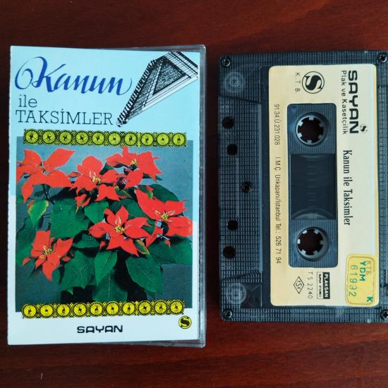 Kanun ile Taksimler  - 1991 Türkiye Basım 2. El Kaset