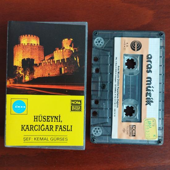 Hüseyni Karcığar Faslı / Şef: Kemal Gürses - 1989 Türkiye Basım 2. El Kaset