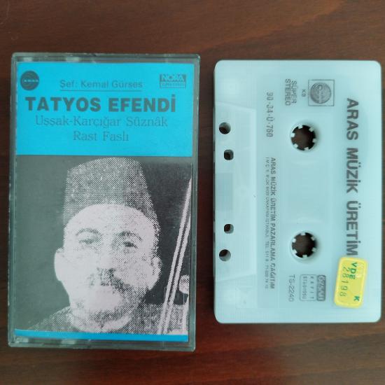 Tatyos Efendi / Uşşak Karçığar Sûznâk Rast Faslı - Şef: Kemal Gürses - 1990 Türkiye Basım 2. El Kaset