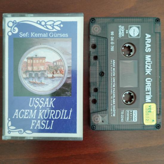 Uşşak Acem Kürdili faslı  - Kemal Gürses - 1990 Türkiye Basım 2. El Kaset