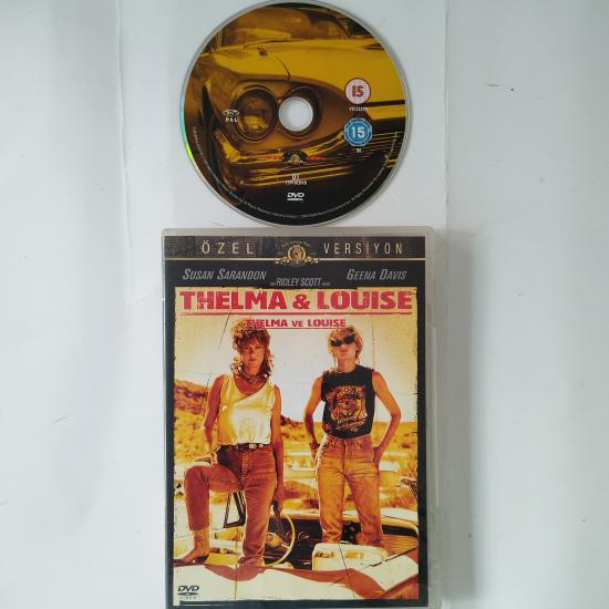 THELMA & LOUISE - BİR RIDLEY SCOTT FİLMİ  - SUSAN SARANDON   124  DAKİKA  -2.EL DVD  FİLM (+15 )