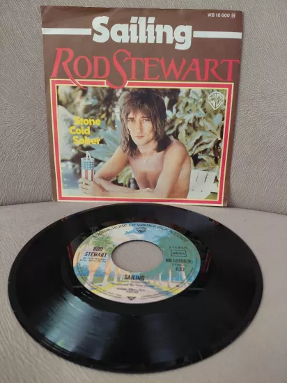Rod Stewart  –  Sailing -  1975  Almanya Basım  45’lik  Plak