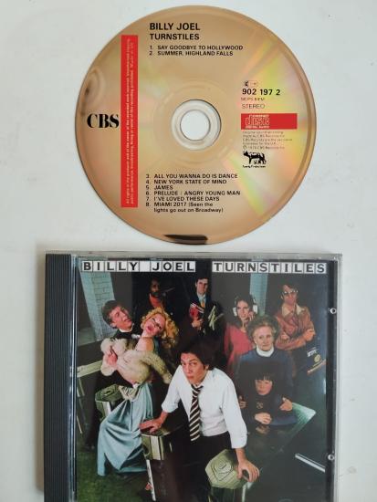 Billy Joel ‎– Turnstiles -  Avrupa Basım - 2. El  CD Albüm