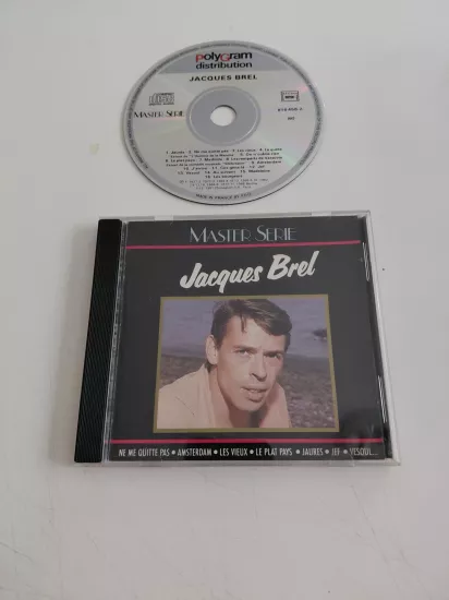 Jacques Brel – Master Serie  - 1997 Fransa Basım - CD Albüm