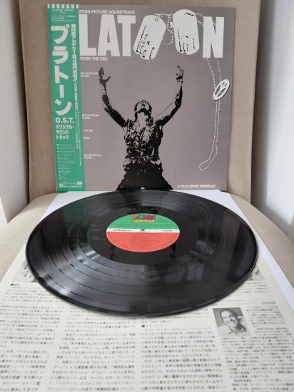 PLATOON  ( Soundtrack) - 1987 Japonya Basım LP Plak Albüm - Obi’li
