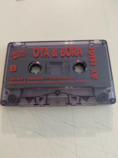 Oya & Bora – Ay Işığı -   Almanya Basım  Kaset Albüm/ Star Müzik /Kapaksız