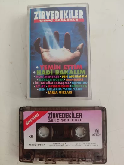 Zirvedekiler  – Genç Seslerle -  1991 Türkiye Basım  Kaset Albüm