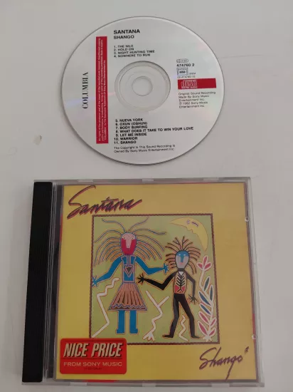 Santana  – Shangó –  Avrupa Basım - CD Albüm