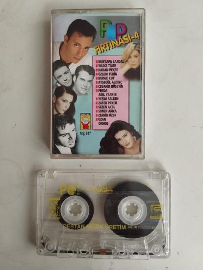 Pop Fırtınası  4 - Almanya Basım  Nadir Kaset / Destan Müzik