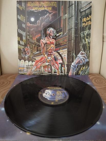 Iron Maiden – Somewhere In Time -  1986 Amerika  Basım LP Plak Albüm