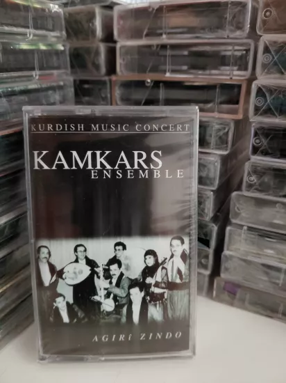 Kamkars Ensemble  –  Agıri Zindo - Türkiye  Basım Kaset Albüm /Açılmamış Ambalajlı (Kürtçe)