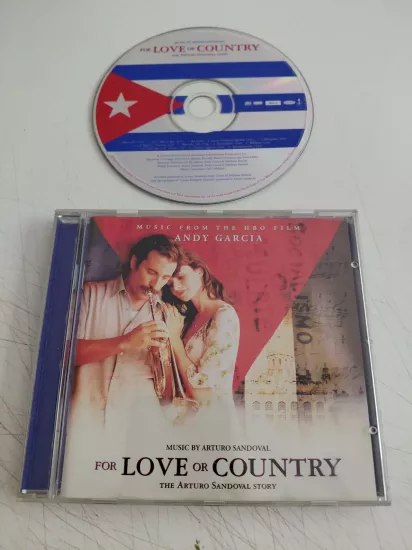 Arturo Sandoval – For Love Or Country: The Arturo Sandoval Story -  2000  Avrupa Basım CD Albüm