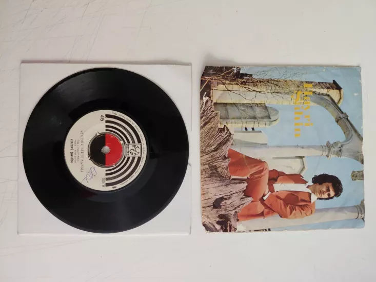 Hayri Şahin ‎– Aşka Meydan Okudum / Aşkımız Bitti Sanma  - 1972 Türkiye Basım  45 lik Plak