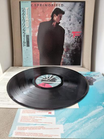 Rick Springfield  – Tao - 1985 Japonya  Basım LP Plak Albüm - Obi’li