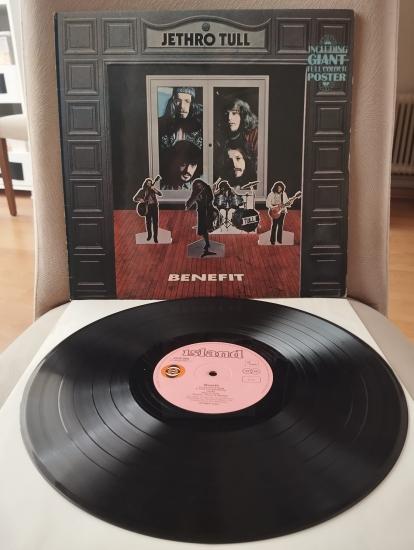 Jethro Tull –  Benefit  - 1970 Almanya  Basım LP Plak /Nadir posterli