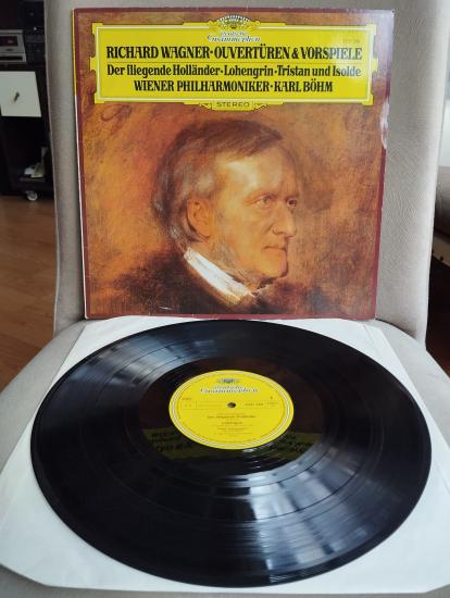 WAGNER / Wiener Philharmoniker / Karl Böhm – Ouvertüren & Vorspiele - 1981  Almanya  Basım LP Plak Albüm