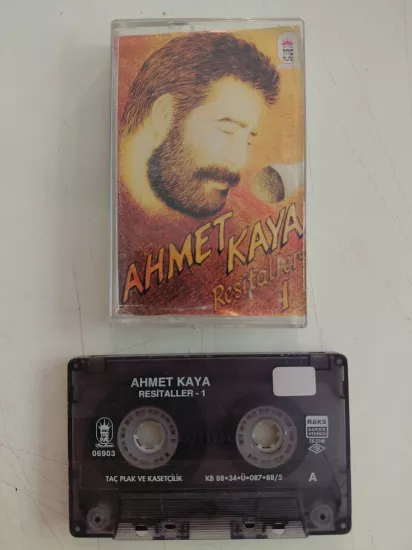 Ahmet Kaya – Resitaller 1 -  1988  Türkiye Basım Kaset Albüm