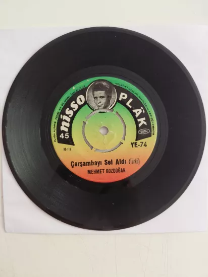 Mehmet Bozdoğan – Gidiyom Gidemiyom / Çarsambayi Sel Aldi - Türkiye Basım 45’lik Plak