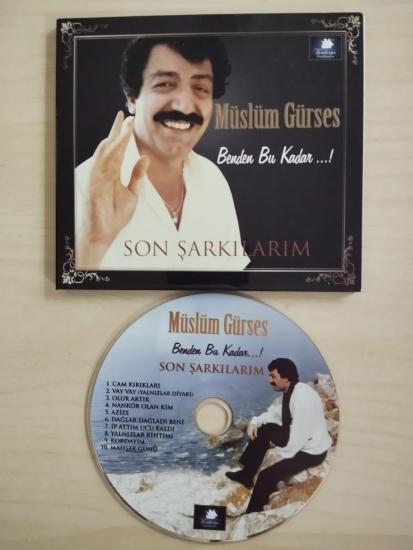 Müslüm Gürses – Benden Bu Kadar / Son Şarkılarım -  2014 Türkiye Basım - CD Albüm
