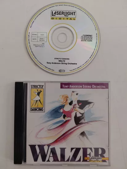 Tony Anderson String Orchestra – Strictly Dancing: Waltz - 1992 Almanya  Basım - CD Albüm