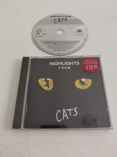 Andrew Lloyd Webber – Highlights From Cats - 1989 Avrupa Basım CD Albüm
