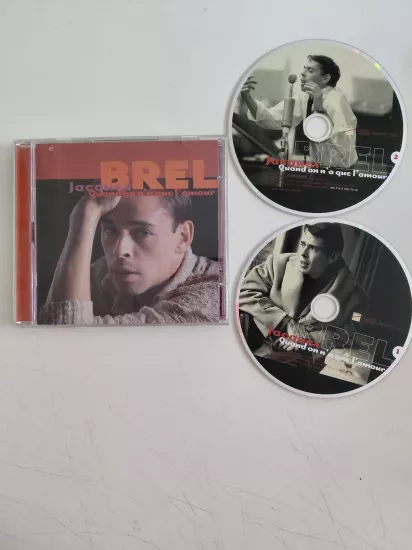 Jacques Brel – Quand On N’a Que L’amour  - 1996 Fransa Basım - 2xCD Albüm