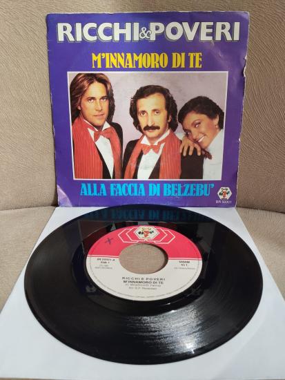 Ricchi & Poveri  – M’innamoro Di Te  - 1981  Belçika Basım 45 lik Plak