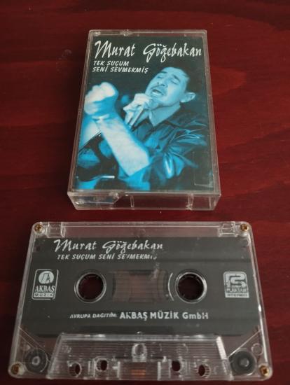 Murat Göğebakan – Tek Suçum Seni Sevmekmiş - 1999 Almanya Basım  Kaset / Akbaş Müzik