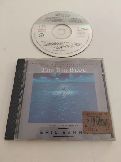 Eric Serra – The Big Blue ( Soundtrack ) – 1988 İngiltere Basım - CD Albüm
