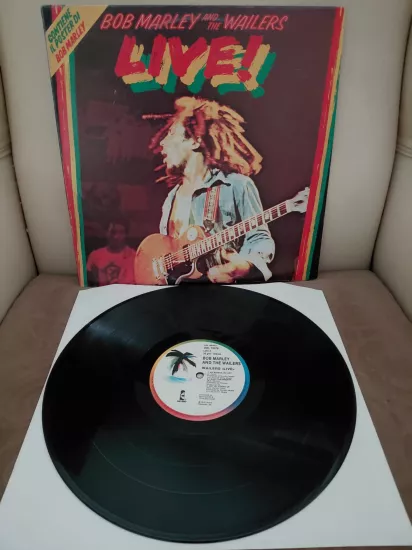 Bob Marley And The Wailers  –  Live ( No Woman, No Cry...) - 1975  İtalya Basım Albüm - LP Plak