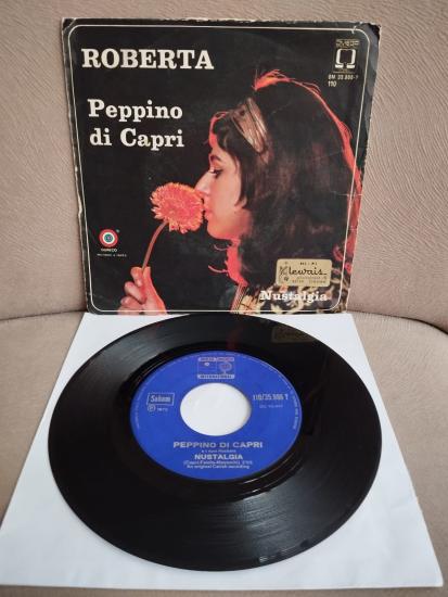 Peppino Di Capri – Roberta / Nustalgia - 1963 Hollanda Basım 45lik Plak