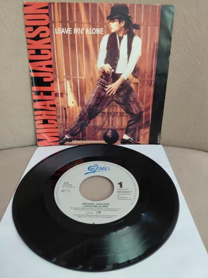 MICHAEL JACKSON -   Leave Me Alone - 1989  Hollanda Basım  45lik Plak