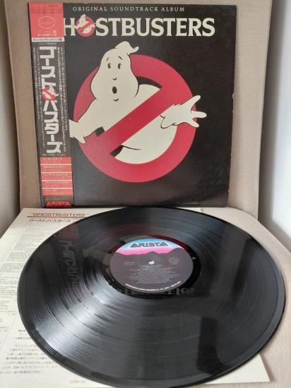 Ghostbusters  ( Soundtrack ) - 1984 Japonya  Basım LP Plak Albüm - Obi’li