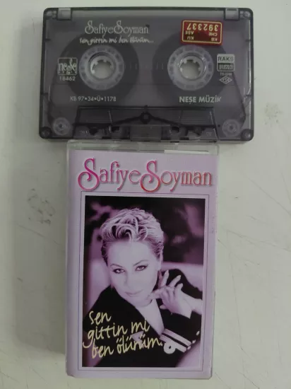 Safiye Soyman ‎– Sen Gittin Mi Ben Ölürüm  - 1997 Türkiye Basım Kaset Albüm