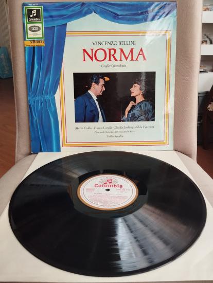 Vincenzo Bellini - Maria Callas - Norma (Grosser Querschnitt) - Almanya Basım LP Plak Albüm