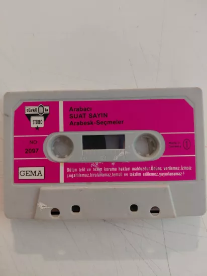 Suat Sayın  – Yolcu ile Arabacı -   Almanya Basım  Kaset Albüm/ Türküola /Kapaksız