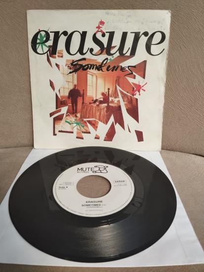 ERASURE – Sometimes - 1986 Belçika Basım 45 lik Plak