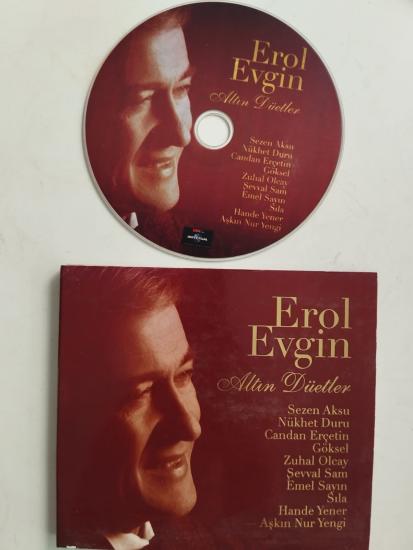 Erol Evgin ‎– Altın Düetler -  2016 Türkiye Basım 2. El CD Albüm+Kitapçık