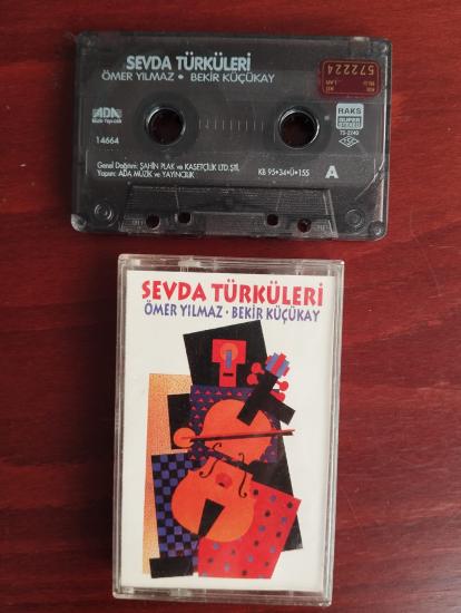 Ömer Yılmaz • Bekir Küçükay – Sevda Türküleri -  1995  Türkiye Basım  Kaset