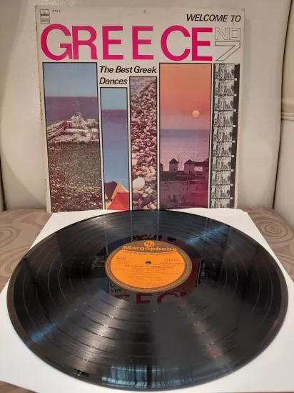 Welcome To Greece No 7 -  The Best Greek Dances - 1976  Yunanistan Basım LP Plak Albüm